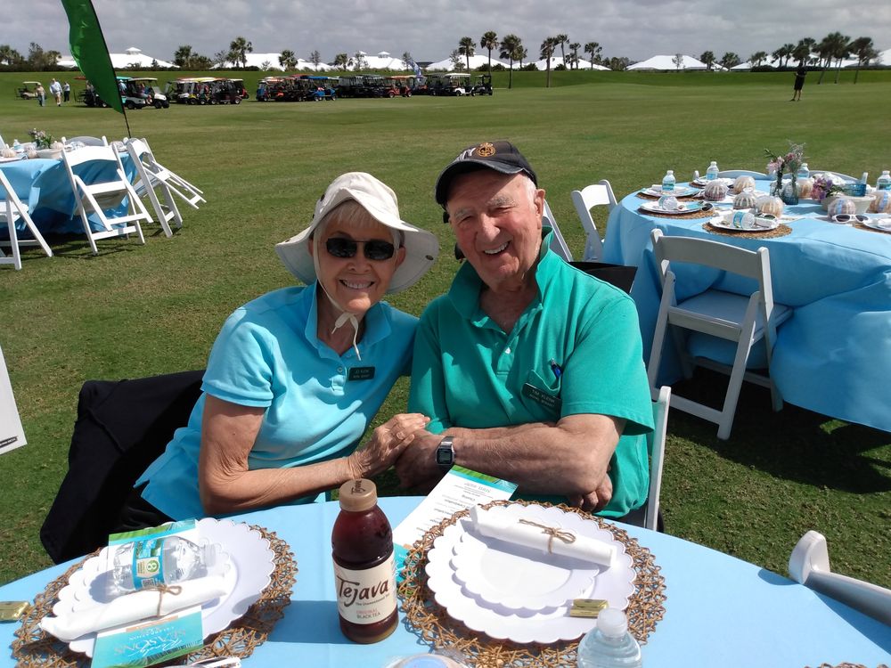 Tim and Jo at a celebration